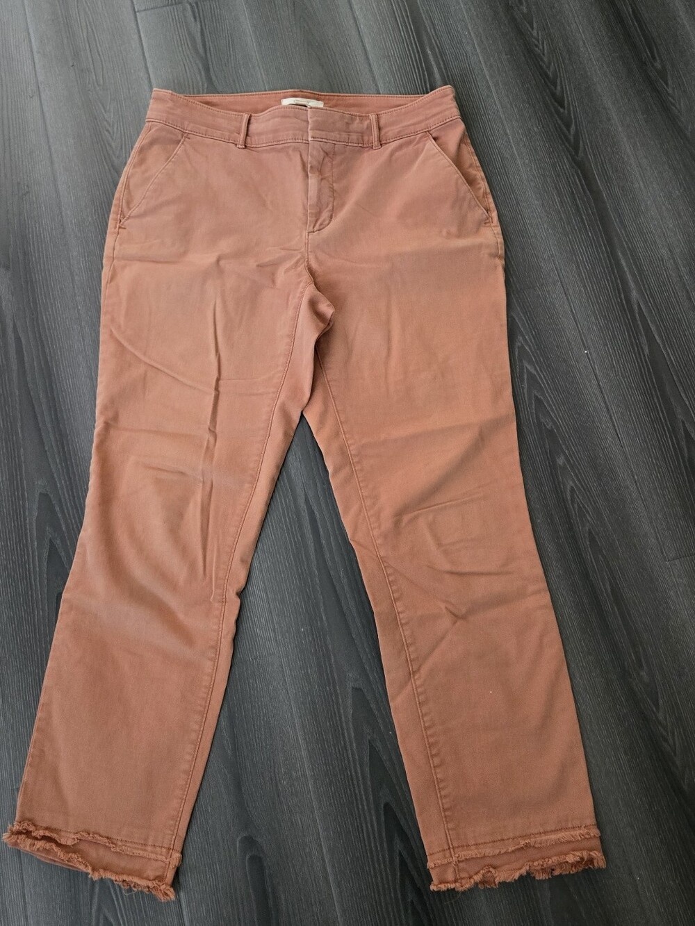 LOFT Women’s Rust Pink Straight-Leg Pants
